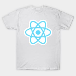 Pixel React JS logo T-Shirt